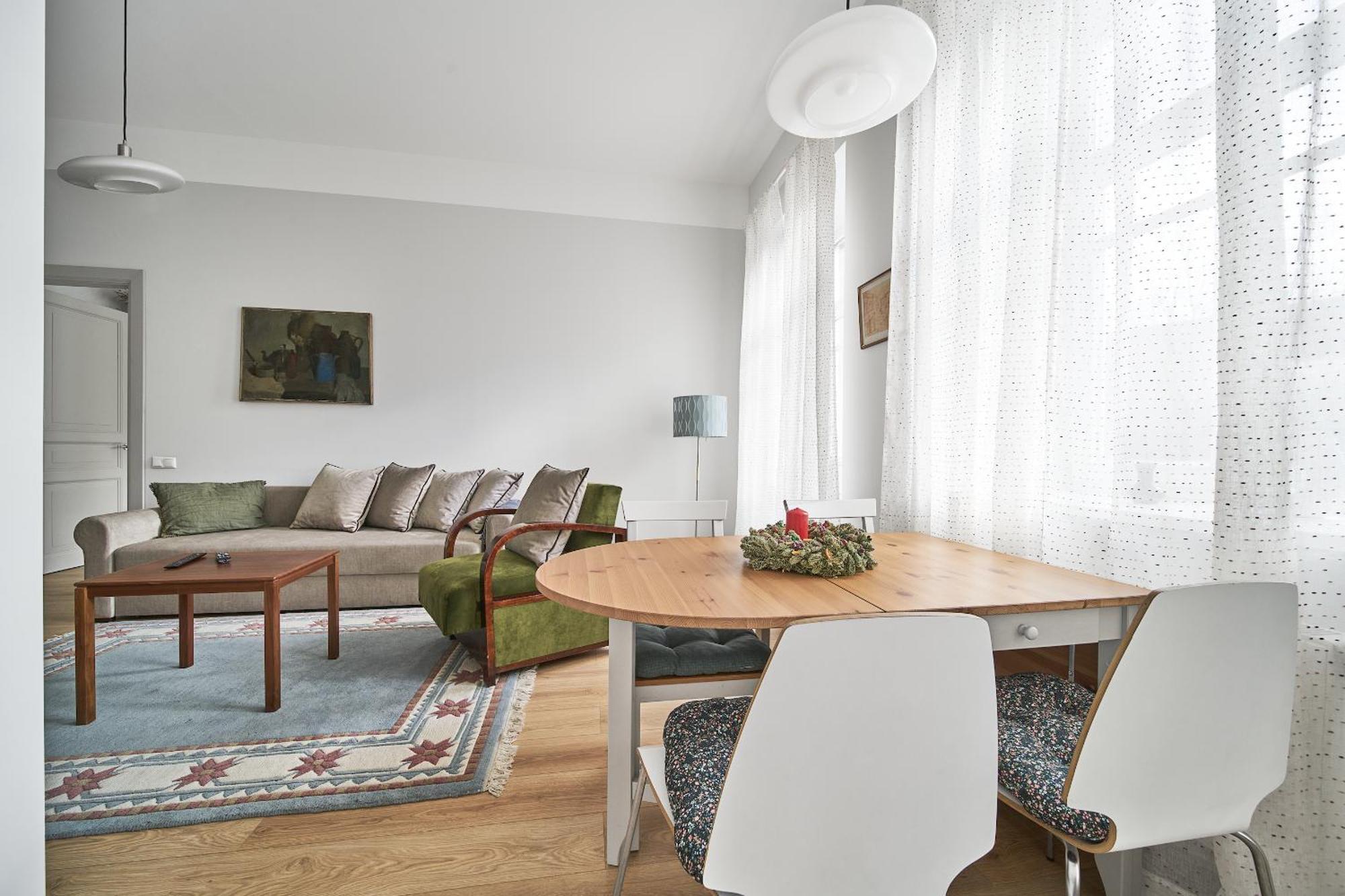 Bright And Warm Apartment, Vilnius City Centre Buitenkant foto